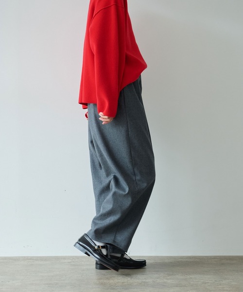 yuni（ユニ　）の「△washable wool gum tack パンツ（その他パンツ・レディース・グレー/ベージュ/ブラウン/ブラック・FREE）」の11枚目の写真