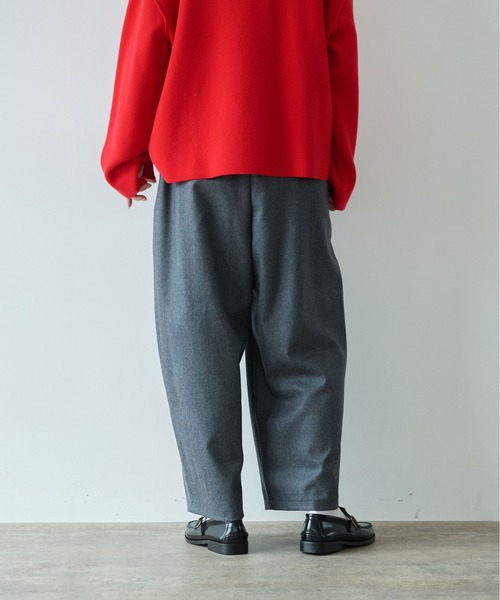 yuni（ユニ　）の「△washable wool gum tack パンツ（その他パンツ・レディース・グレー/ベージュ/ブラウン/ブラック・FREE）」の12枚目の写真