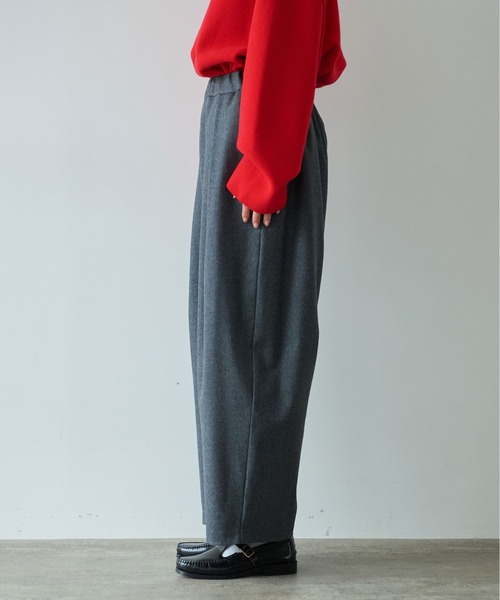yuni（ユニ　）の「△washable wool gum tack パンツ（その他パンツ・レディース・グレー/ベージュ/ブラウン/ブラック・FREE）」の14枚目の写真