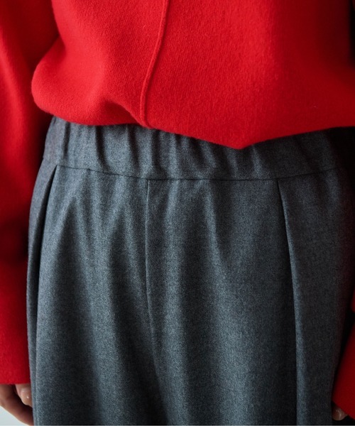 yuni（ユニ　）の「△washable wool gum tack パンツ（その他パンツ・レディース・グレー/ベージュ/ブラウン/ブラック・FREE）」の16枚目の写真