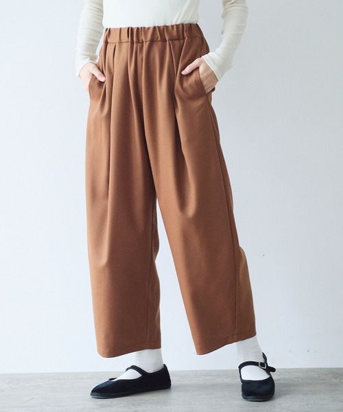 yuni（ユニ　）の「△washable wool gum tack パンツ（その他パンツ・レディース・グレー/ベージュ/ブラウン/ブラック・FREE）」の22枚目の写真