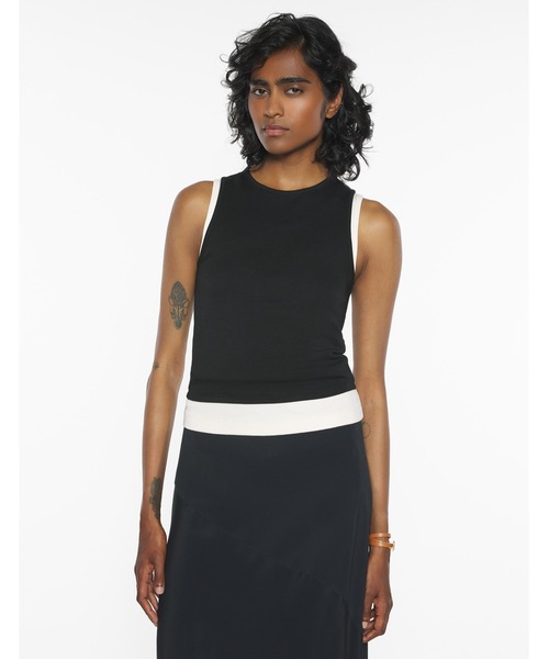 セール】UNDERPINNING FITTED TANK TOP（タンクトップ）｜Maison