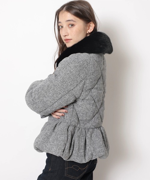 rirandture ベルテッド中綿ジャケット レディース ダウン アウター Rirandture ベルテッド中綿ジャケット - メルカリ