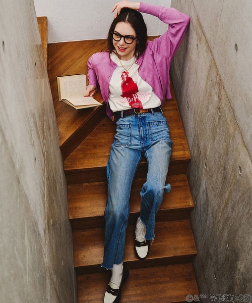 ROSE BUD(ローズバッド)の「(COLSUN)HERMIONE T-SHIRTS(Tシャツ/カットソー・レディース・ホワイト・M)」の6枚目の写真
