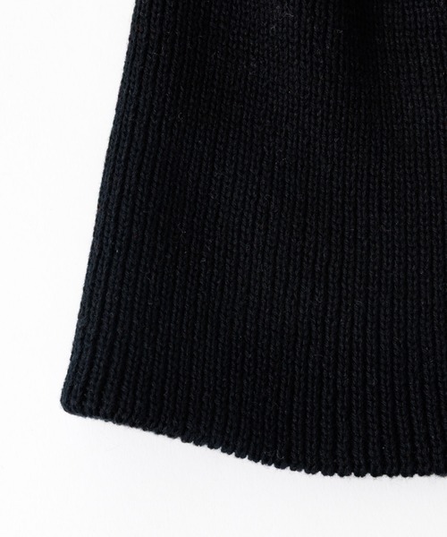 NOMINE（ノミネ）の「【NOMINE】コットン ビーニー/ニット帽（ニットキャップ/ビーニー・レディース・ブラック/ライトグレー/レッド/ダークブラウン/アイボリー・フリー）」の21枚目の写真