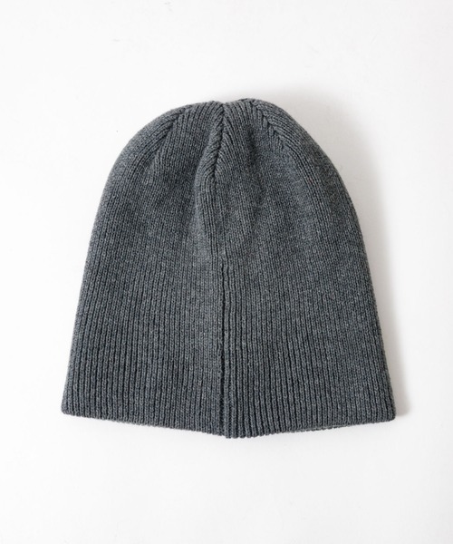 NOMINE（ノミネ）の「【NOMINE】コットン ビーニー/ニット帽（ニットキャップ/ビーニー・レディース・ブラック/ライトグレー/レッド/ダークブラウン/アイボリー・フリー）」の6枚目の写真