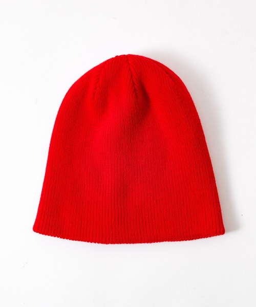 NOMINE（ノミネ）の「【NOMINE】コットン ビーニー/ニット帽（ニットキャップ/ビーニー・レディース・ブラック/ライトグレー/レッド/ダークブラウン/アイボリー・フリー）」の15枚目の写真