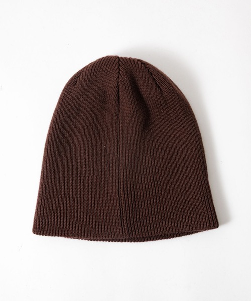 NOMINE（ノミネ）の「【NOMINE】コットン ビーニー/ニット帽（ニットキャップ/ビーニー・レディース・ブラック/ライトグレー/レッド/ダークブラウン/アイボリー・フリー）」の11枚目の写真