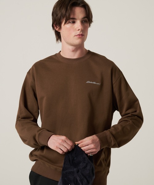 Eddie Bauer（エディーバウアー）の「シグネチャー スウェットシャツ クルー（スウェット・メンズ・杢グレー/ネイビー/ブラウン・XL/L/M/XXL）」の9枚目の写真