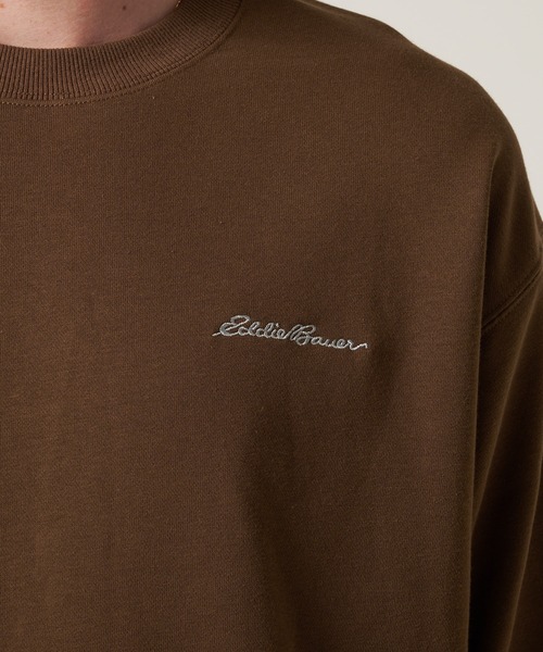 Eddie Bauer（エディーバウアー）の「シグネチャー スウェットシャツ クルー（スウェット・メンズ・杢グレー/ネイビー/ブラウン・XL/L/M/XXL）」の13枚目の写真