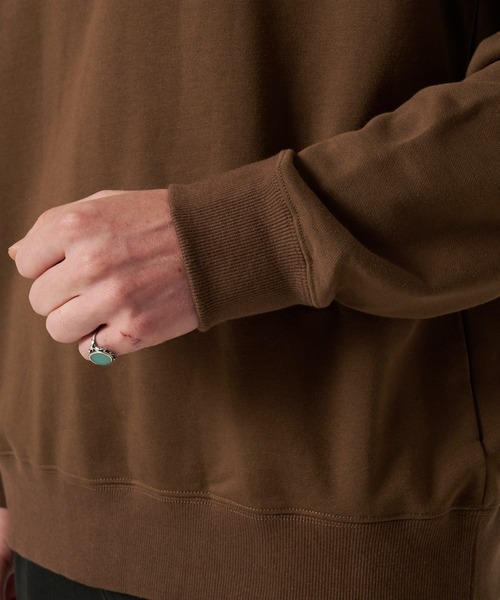 Eddie Bauer（エディーバウアー）の「シグネチャー スウェットシャツ クルー（スウェット・メンズ・杢グレー/ネイビー/ブラウン・XL/L/M/XXL）」の14枚目の写真