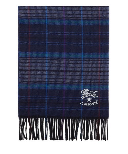 IL BISONTE（イルビゾンテ）の「IL BISONTE / ストール / 2025 AUTUMN WINTER（マフラー・レディース・オレンジ系その他/ピンク系その他/ブルー系その他・FREE）」の4枚目の写真