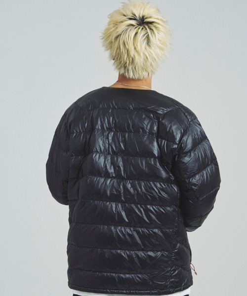 NANGA（ナンガ）の「NANGA-７DAYS　インナーダウンカーディガン（その他アウター・メンズ・ブラック・M/L/XL）」の2枚目の写真