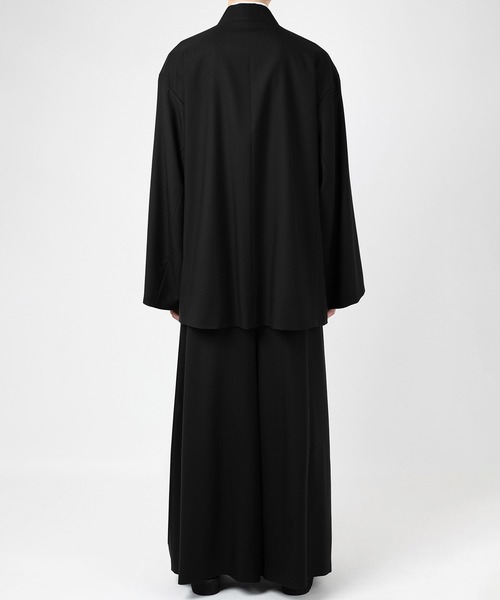LAD MUSICIAN（ラッドミュージシャン）の「WOOL GABARDINE KIMONO JACKET（着物・メンズ・ブラック・42/44/46）」の4枚目の写真