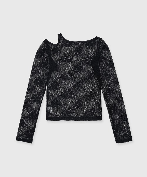 JOSE MOON（ジョゼムーン）の「SLIT CUTTING LACE TOPS/スリット