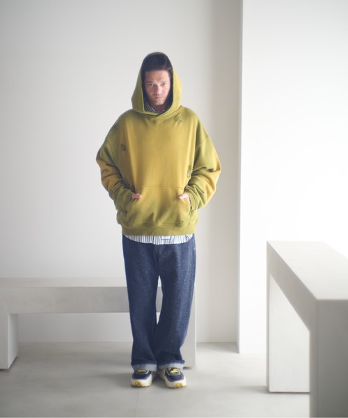 ADAM PATEK(アダムパテック)の「ADAMPATEK/nep selvedge denim/ネップセルビッジデニムパンツ(デニムパンツ・メンズ・ネイビー/ブルー・1/2)」の5枚目の写真