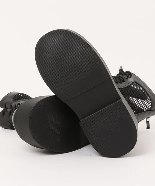 DURAS（デュラス）の「メッシュ切替レースアップショートブーツ/ワークブーツ（ブーツ・レディース・ブラック・LARGE/MEDIUM）」の7枚目の写真