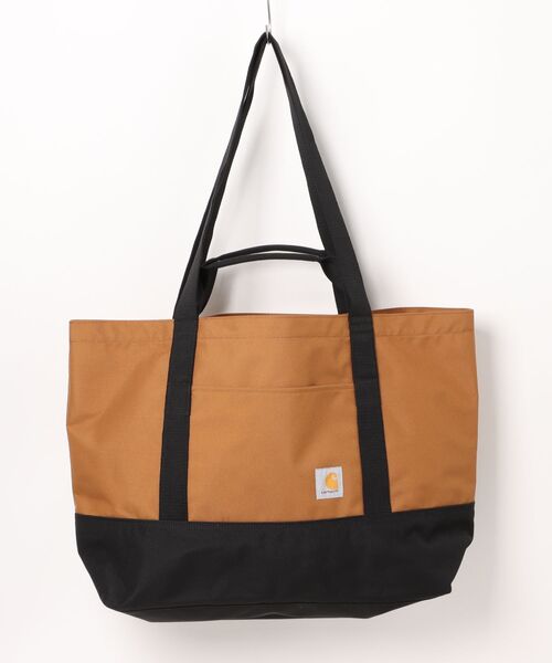Carhartt（カーハート）の「Carhartt クラシックオープントートバッグ32L（トートバッグ・メンズ・ブラック/ブラウン・FREE）」の9枚目の写真