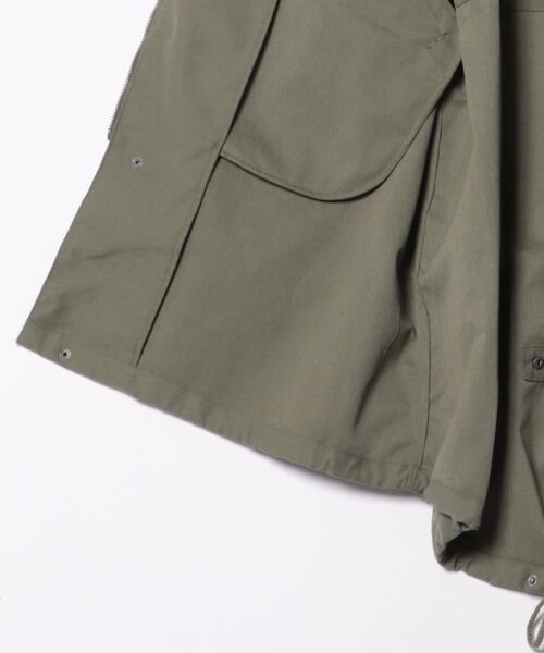 ８(eight)（エイト）の「モッズコート（モッズコート・メンズ・カーキ/ブラック・MEDIUM/LARGE）」の4枚目の写真