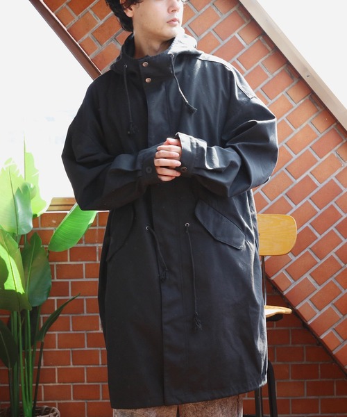 ８(eight)（エイト）の「モッズコート（モッズコート・メンズ・カーキ/ブラック・MEDIUM/LARGE）」の18枚目の写真