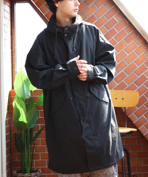 ８(eight)（エイト）の「モッズコート（モッズコート・メンズ・カーキ/ブラック・MEDIUM/LARGE）」の19枚目の写真