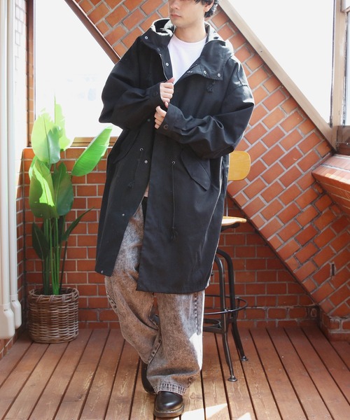 ８(eight)（エイト）の「モッズコート（モッズコート・メンズ・カーキ/ブラック・MEDIUM/LARGE）」の22枚目の写真