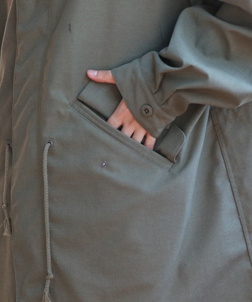 ８(eight)（エイト）の「モッズコート（モッズコート・メンズ・カーキ/ブラック・MEDIUM/LARGE）」の10枚目の写真