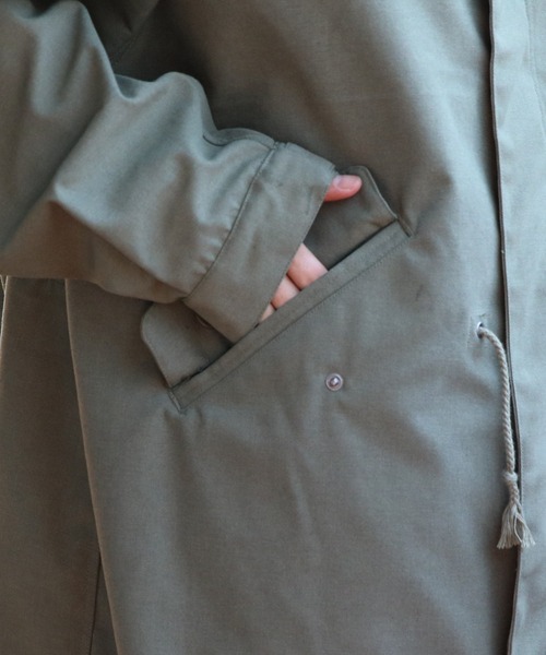８(eight)（エイト）の「モッズコート（モッズコート・メンズ・カーキ/ブラック・MEDIUM/LARGE）」の12枚目の写真