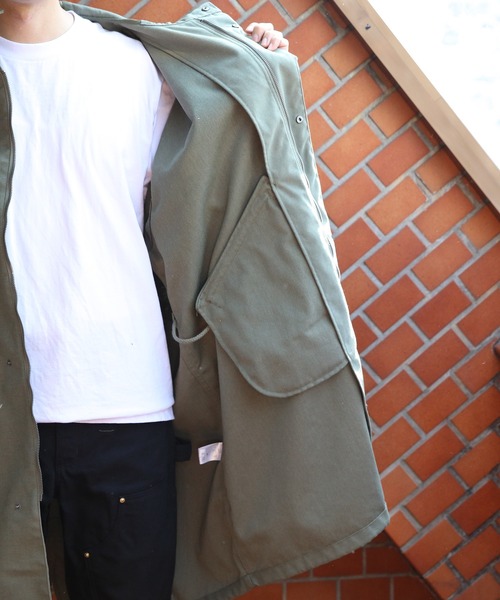 ８(eight)（エイト）の「モッズコート（モッズコート・メンズ・カーキ/ブラック・MEDIUM/LARGE）」の14枚目の写真