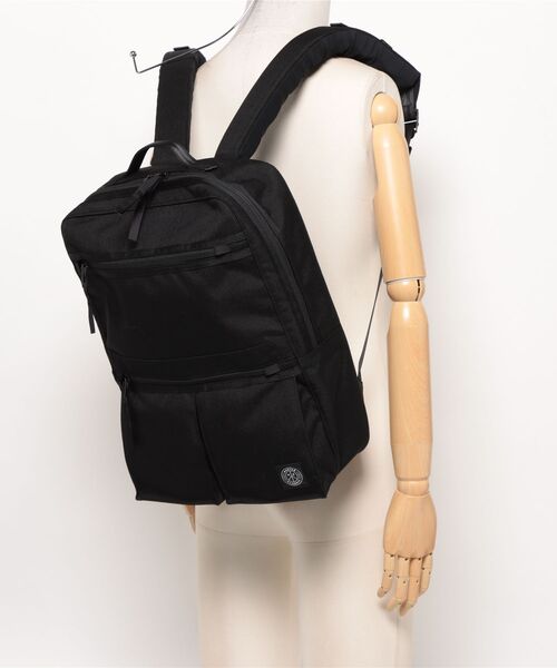 PORTER CLASSIC（ポータークラシック）の「【Porter Classic / ポータークラシック】NEWTON BUSINESS RUCKSACK M（バックパック/リュック・メンズ・ブラック・FREE）」の3枚目の写真