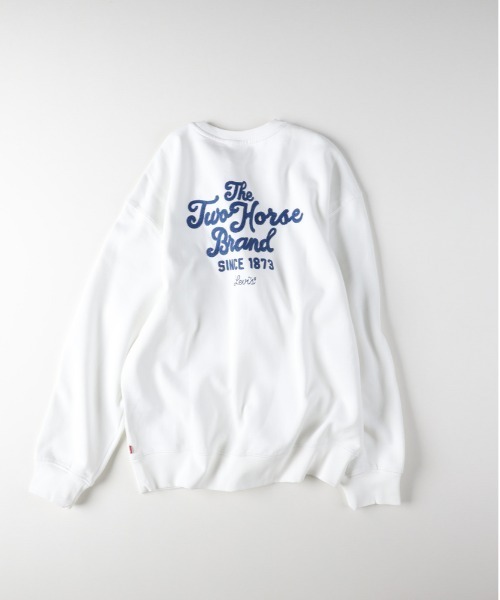 Levi's（リーバイス）の「【Levi's】プリントスウェット (プリントスウェット/ロゴ/バックプリント/フロントロゴ/コットン/デイリースタイル/カジュアル)（スウェット・メンズ・ホワイト・M/S/L）」の3枚目の写真
