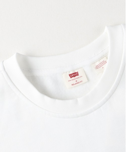 Levi's（リーバイス）の「【Levi's】プリントスウェット (プリントスウェット/ロゴ/バックプリント/フロントロゴ/コットン/デイリースタイル/カジュアル)（スウェット・メンズ・ホワイト・M/S/L）」の6枚目の写真