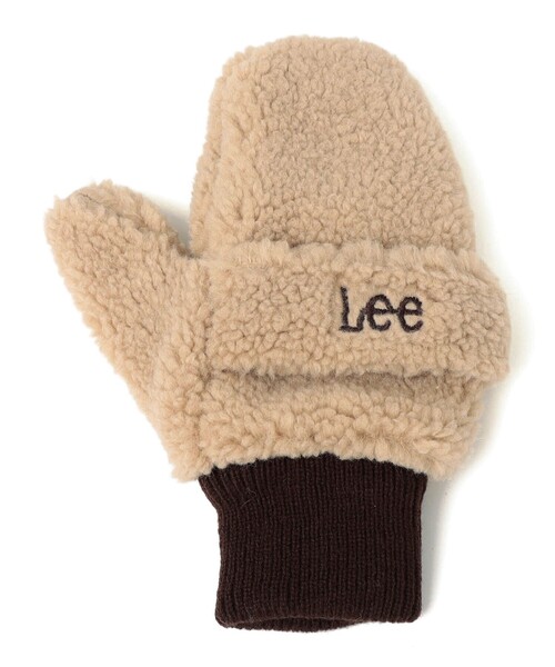 Lee(リー)の「Lee: 2WAY ボア ミトン グローブ <KIDS>(手袋・キッズ・グレー/ベージュ・ONE SIZE)」の9枚目の写真