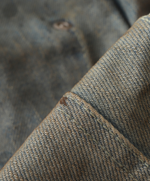 FAF(フェイク アス フラワーズ)の「FAF (FAKE AS FLOWERS) / フェイク アズ フラワーズ TYPE2.5 DIRT DENIM JACKET(デニムジャケット・メンズ・ブルー系その他・2/1)」の6枚目の写真