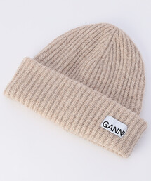 【新品未使用】GANNI ビーニー 黒 GANNI｜ガニーのニットキャップ/ビーニー通販 - ZOZOTOWN