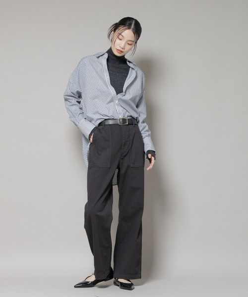 NANO universe(ナノユニバース)の「ベイカーパンツ(その他パンツ・レディース・ブラック/モカ・FREE)」の13枚目の写真