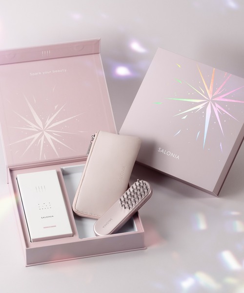 セール】SALONIA サロニア EMSリフトブラシ ピンク ギフトBOX（美容