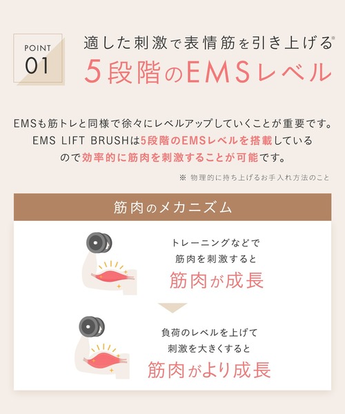 SALONIA サロニア EMSリフトブラシ ピンク ギフトBOX（美容器具