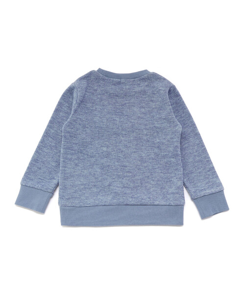 BeBe（ベベ）の「カットニットアーガイル刺しゅうプルオーバー（スウェット・キッズ・ブルー/グレー・130cm/140cm/120cm）」の14枚目の写真