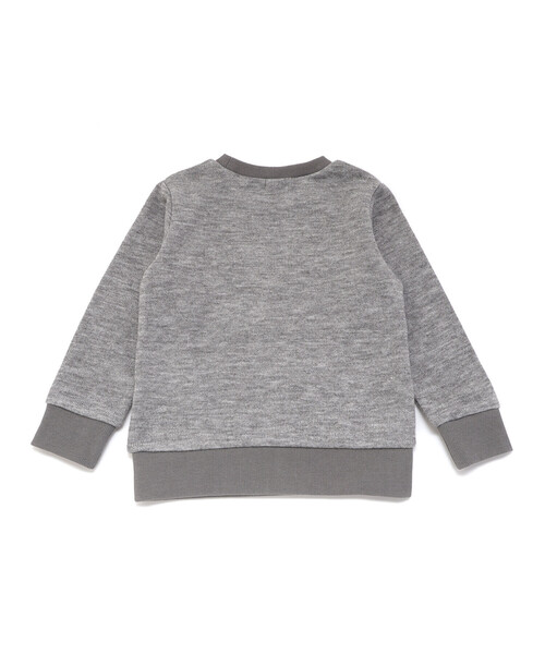 BeBe（ベベ）の「カットニットアーガイル刺しゅうプルオーバー（スウェット・キッズ・ブルー/グレー・130cm/140cm/120cm）」の12枚目の写真