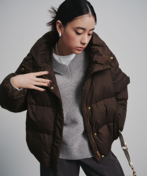 VERY掲載 / 自宅で洗濯OK / 軽量で暖かい】TAIONコラボ ショートダウン