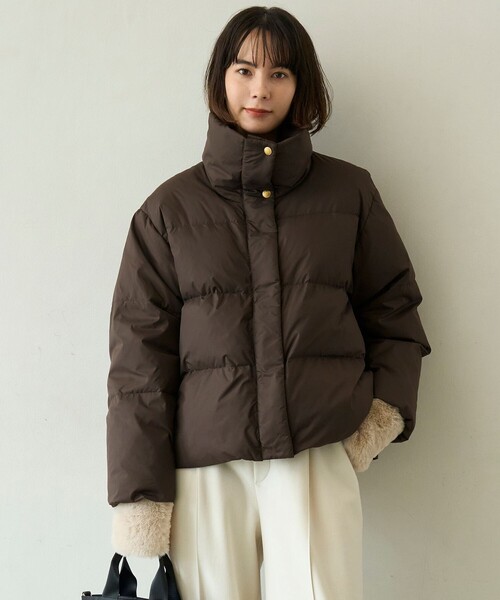 VERY掲載 / 自宅で洗濯OK / 軽量で暖かい】TAIONコラボ ショートダウン