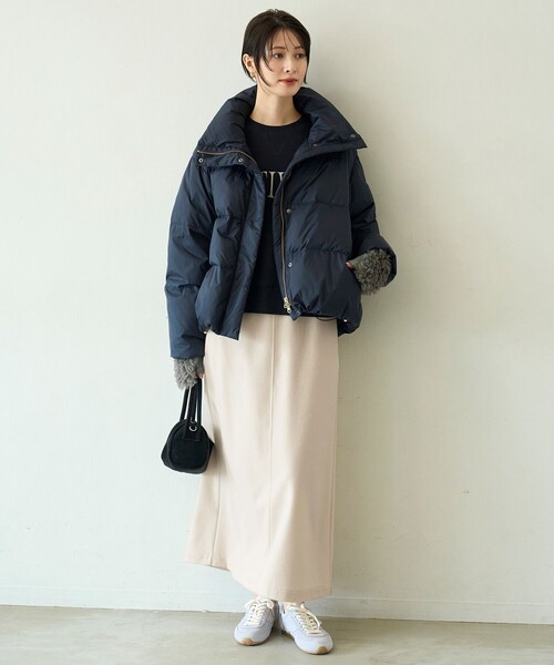 VERY掲載 / 自宅で洗濯OK / 軽量で暖かい】TAIONコラボ ショートダウン