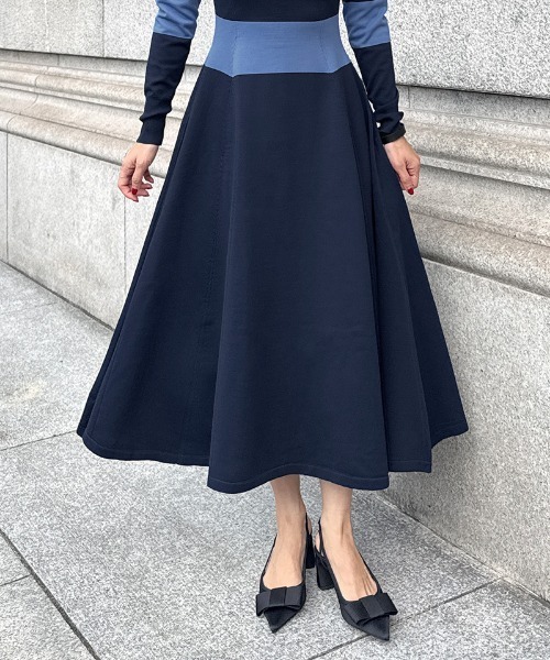 JENNE(ジェンヌ)の「配色美ラインニットワンピース(ワンピース・レディース・ベージュ/ネイビー/ブラック・SMALL/MEDIUM/LARGE)」の9枚目の写真