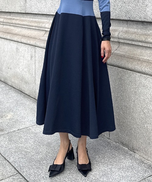 JENNE(ジェンヌ)の「配色美ラインニットワンピース(ワンピース・レディース・ベージュ/ネイビー/ブラック・SMALL/MEDIUM/LARGE)」の14枚目の写真