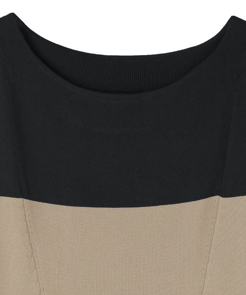 JENNE(ジェンヌ)の「配色美ラインニットワンピース(ワンピース・レディース・ベージュ/ネイビー/ブラック・SMALL/MEDIUM/LARGE)」の17枚目の写真