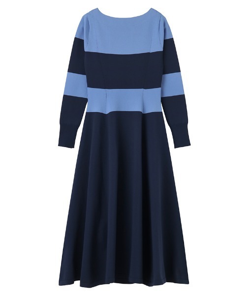 配色美ラインニットワンピース（ワンピース）｜JENNE（ジェンヌ）の