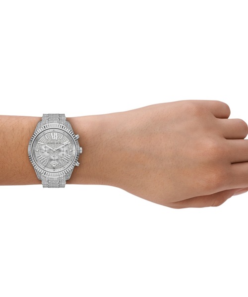 MICHAEL KORS(マイケルコース)の「マイケル・コース 腕時計 レディース アナログ ステンレス MK4972(アナログ腕時計・レディース・シルバー・FREE)」の2枚目の写真