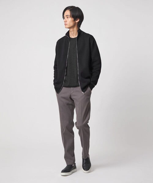 UNITED ARROWS(ユナイテッドアローズ)の「ポリエステル ドライバーズニット UA COZY ウォッシャブル(カーディガン/ボレロ・メンズ・ベージュ/ブラック・L/XL/M/S)」の6枚目の写真