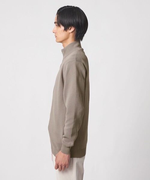 UNITED ARROWS(ユナイテッドアローズ)の「ポリエステル ドライバーズニット UA COZY ウォッシャブル(カーディガン/ボレロ・メンズ・ベージュ/ブラック・L/XL/M/S)」の8枚目の写真